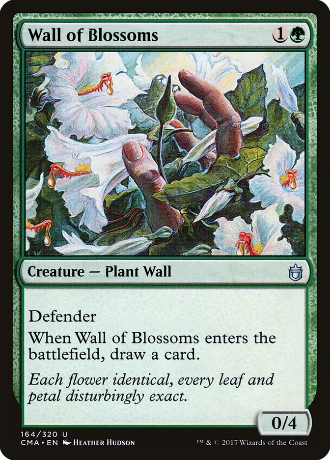 {C} Wall of Blossoms [Commander Anthology][CMA 164]