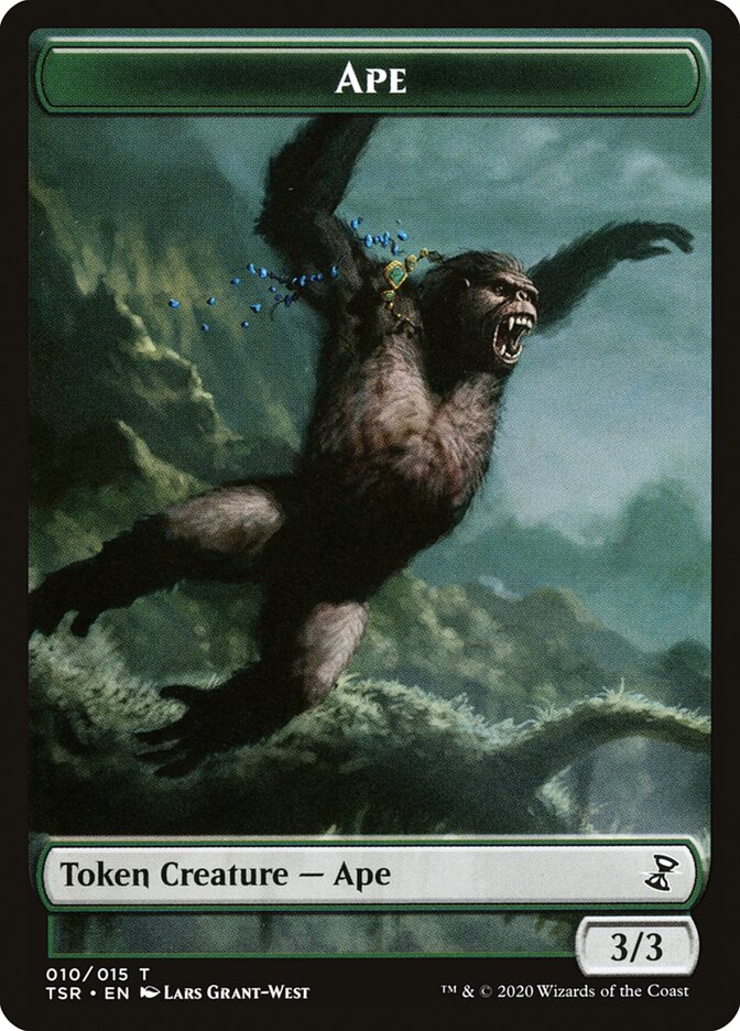 {T} Angel // Ape Double-sided Token [Double Masters Tokens][T2XM 003]