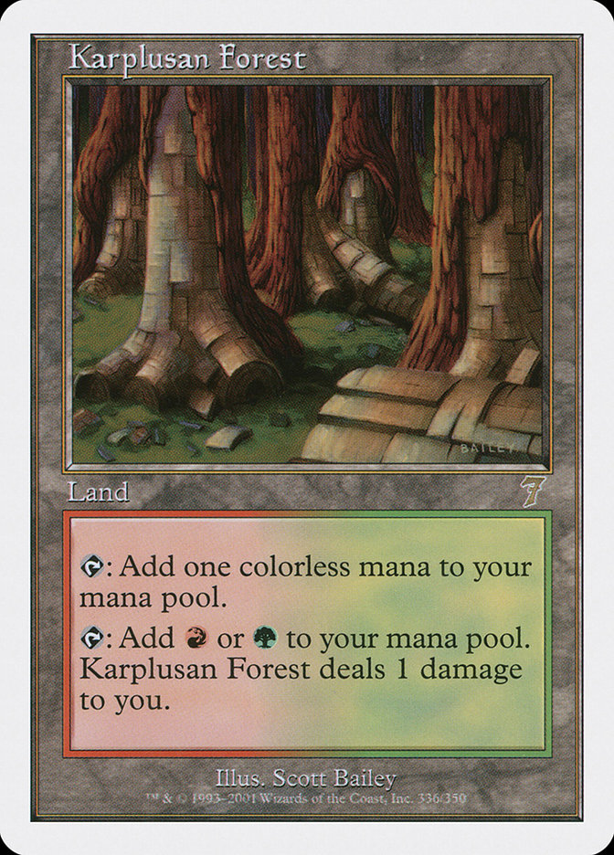 {R} Karplusan Forest [Seventh Edition][7ED 336]