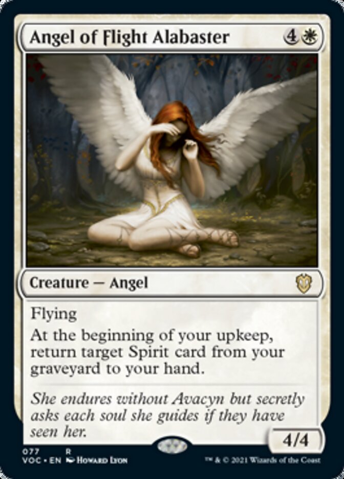 {R} Angel of Flight Alabaster [Innistrad: Crimson Vow Commander][VOC 077]