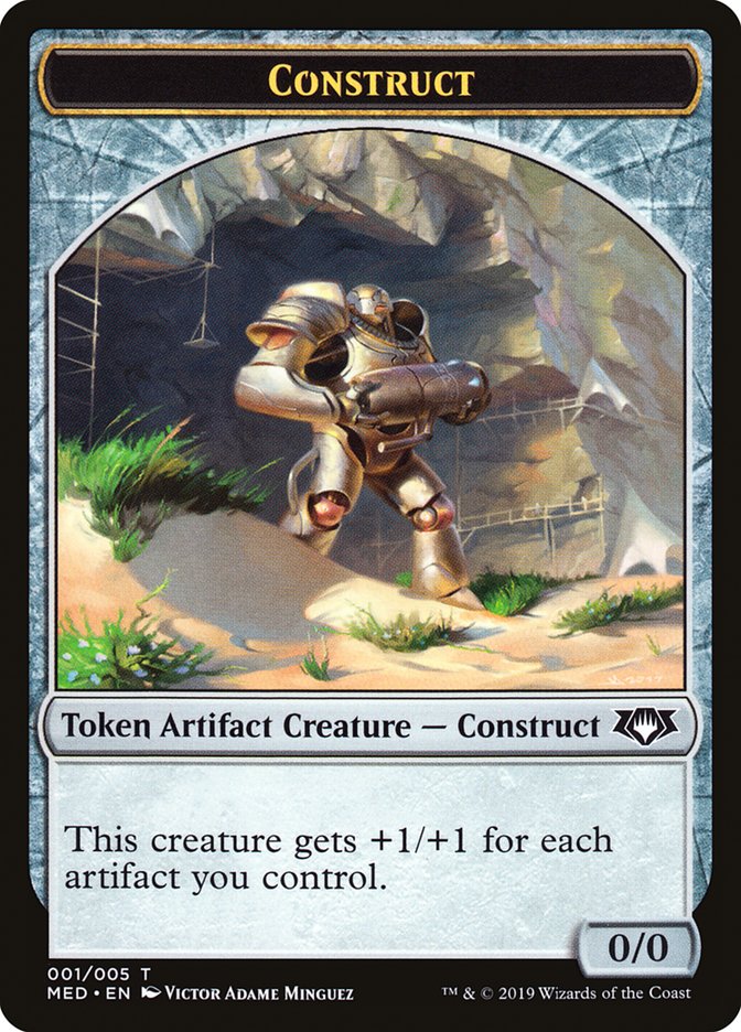 {T} Construct Token (001/005) [Mythic Edition Tokens][TMED R1]