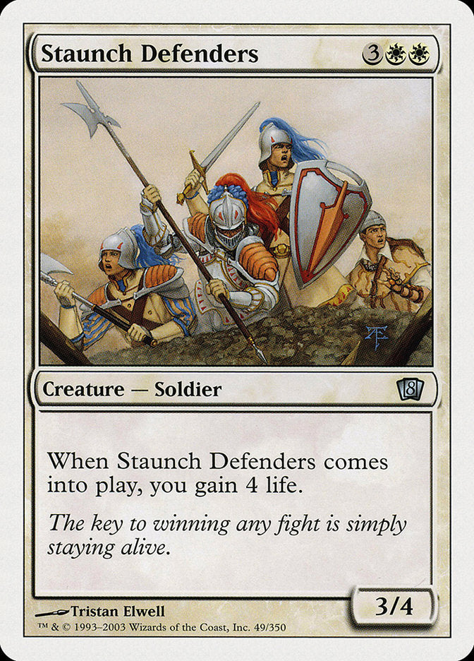 {C} Staunch Defenders [Eighth Edition][8ED 049]