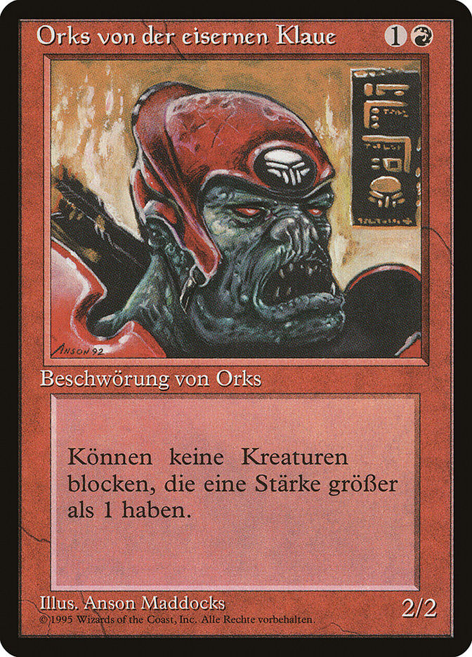 {C} Ironclaw Orcs (German) - "Orks von der eisernen Klaue" [Renaissance][REN 091]