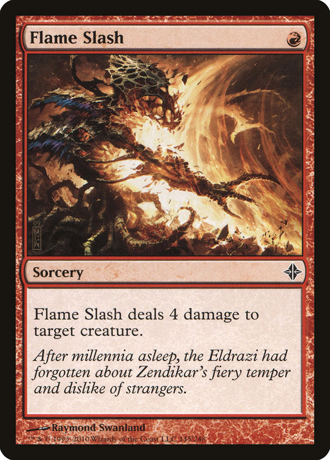 {C} Flame Slash [Rise of the Eldrazi][ROE 145]