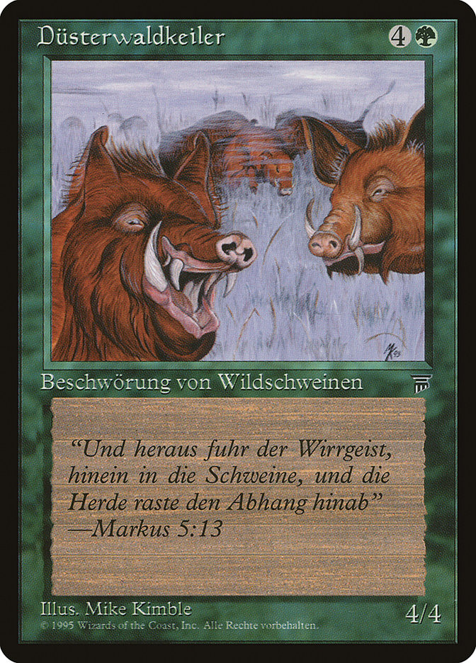 {C} Durkwood Boars (German) - "Dusterwaldkeiler" [Renaissance][REN 131]