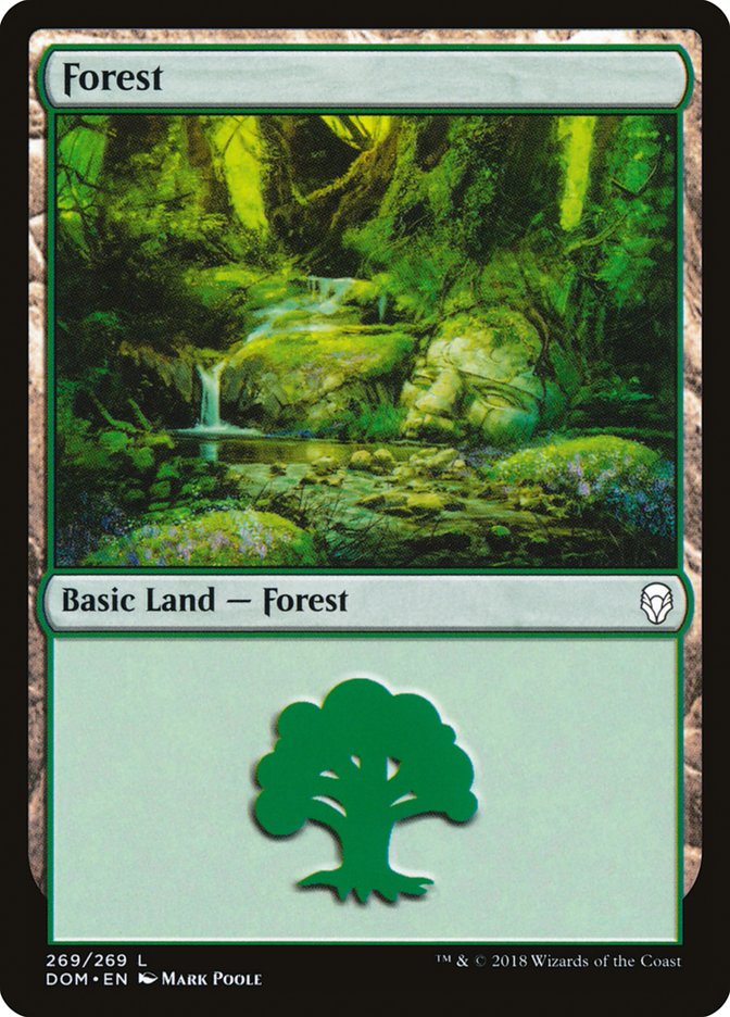 {B}[DOM 269] Forest (269) [Dominaria]