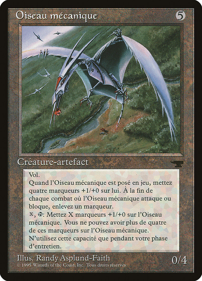 {C} Clockwork Avian (French) - "Oiseau mecanique" [Renaissance][REN 122]