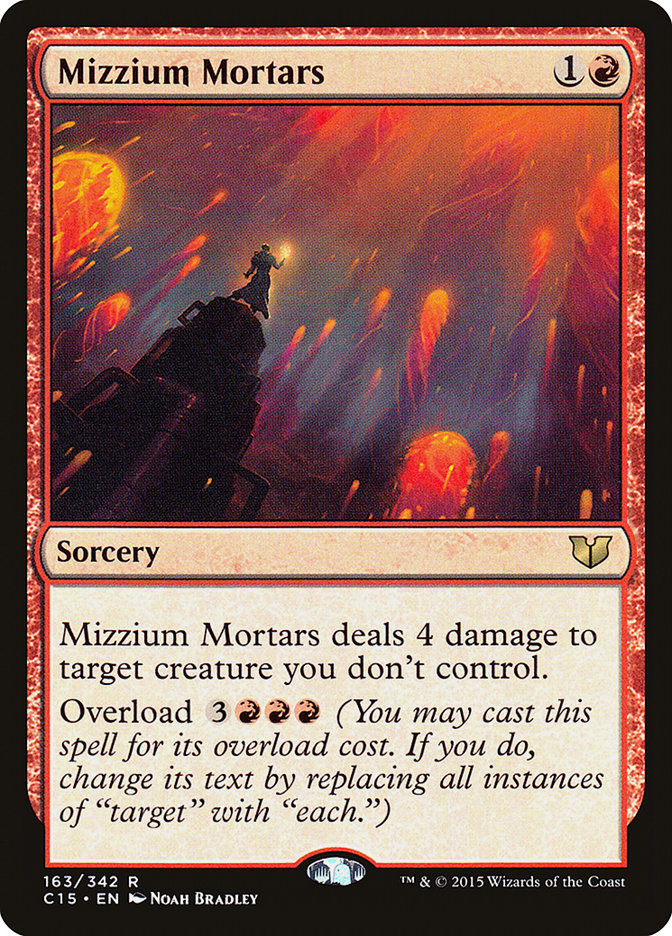 {R} Mizzium Mortars [Commander 2015][C15 163]