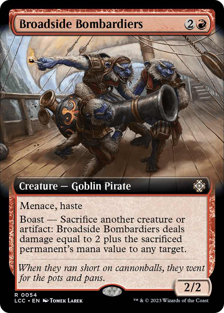 {@@LCC-R} Broadside Bombardiers (Extended Art) [The Lost Caverns of Ixalan Commander][LCC 54]