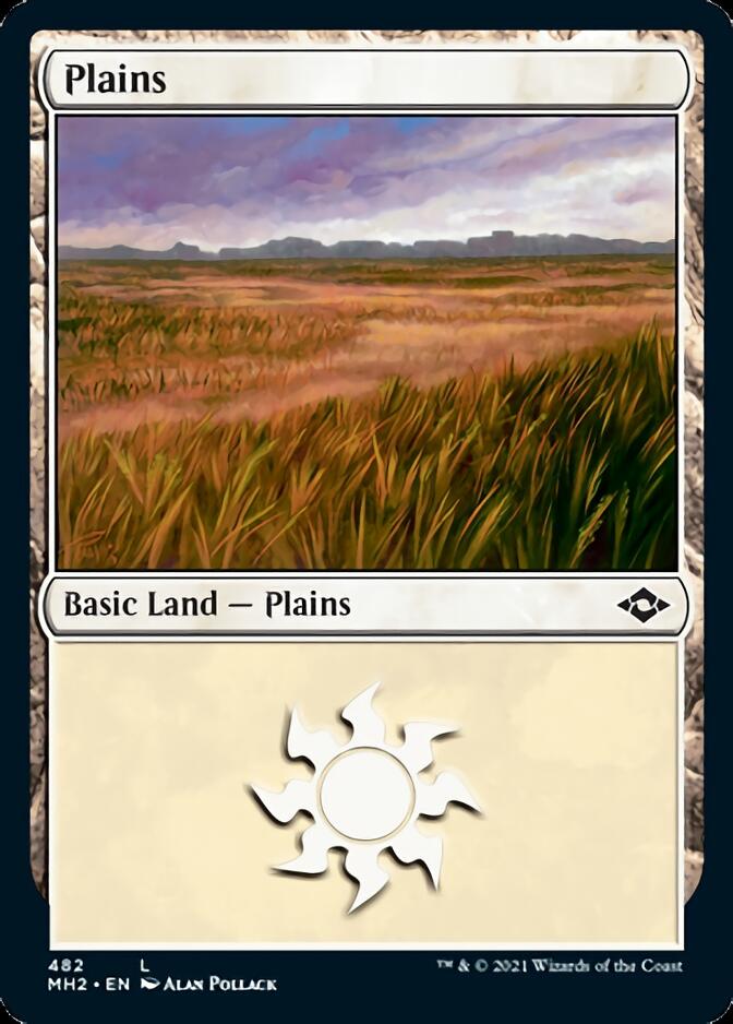 {B}[MH2 482] Plains (482) (Foil Etched) [Modern Horizons 2]