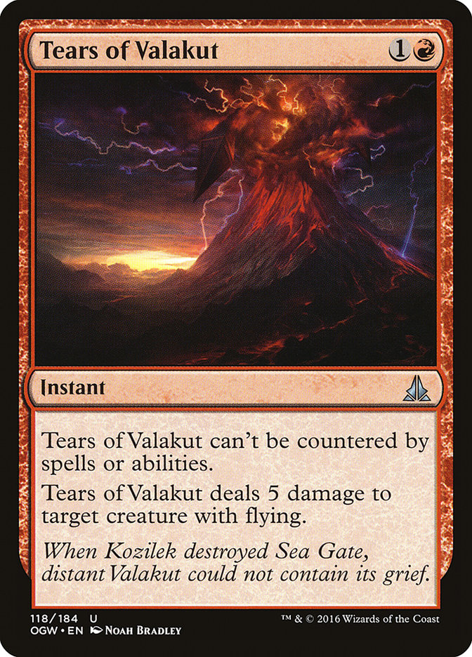 {C} Tears of Valakut [Oath of the Gatewatch][OGW 118]