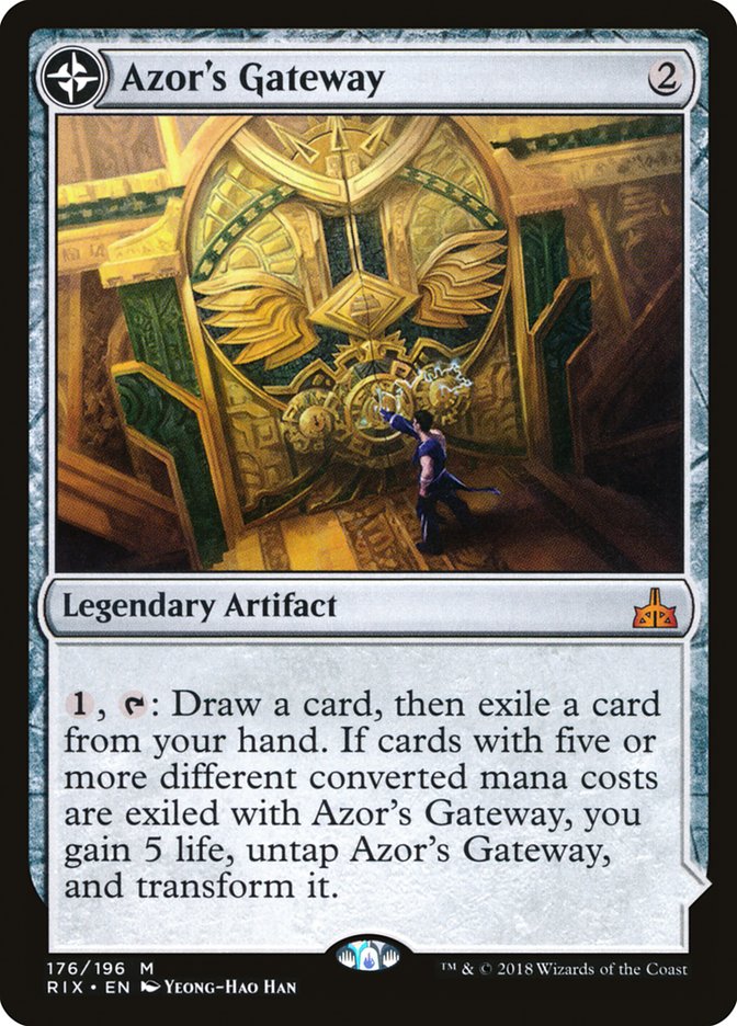 {R} Azor's Gateway // Sanctum of the Sun [Rivals of Ixalan][RIX 176]