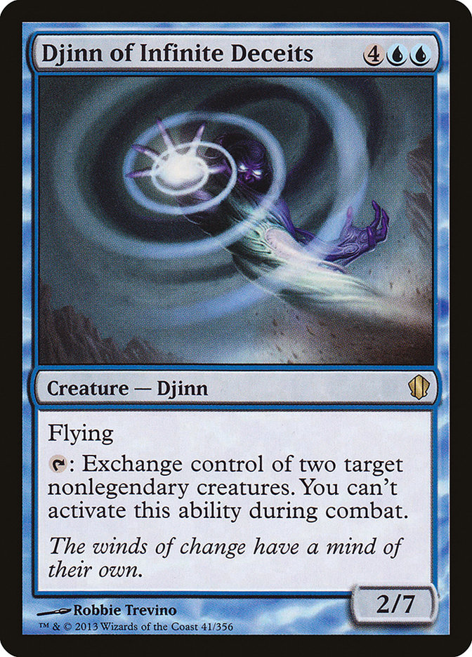 {R} Djinn of Infinite Deceits [Commander 2013][C13 041]