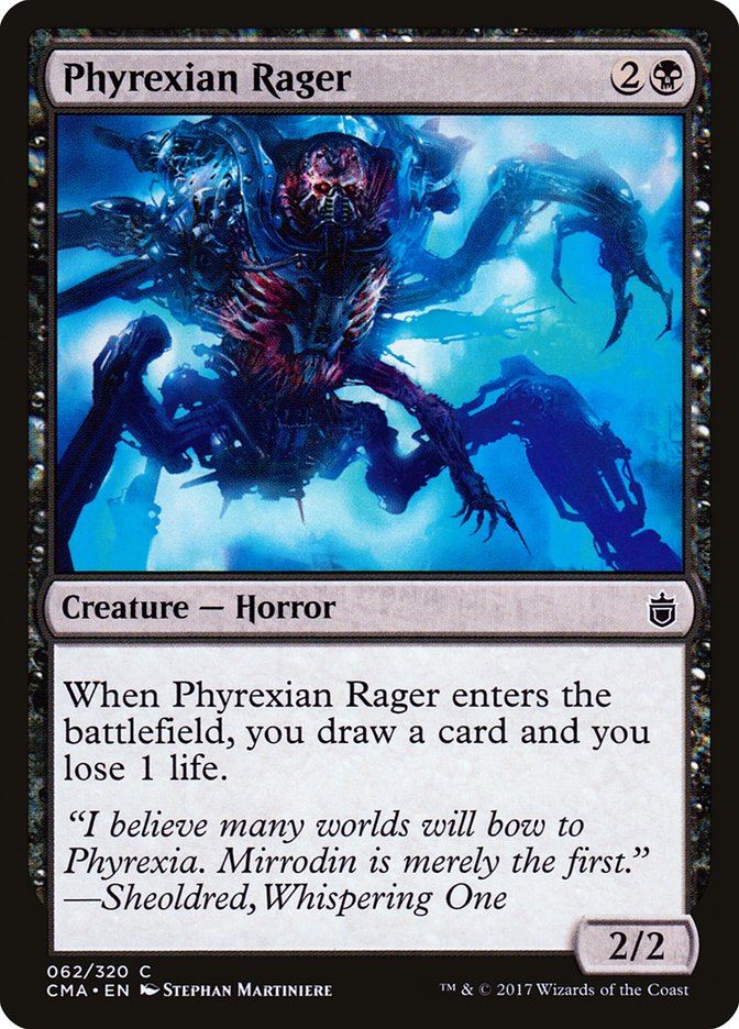 {C} Phyrexian Rager [Commander Anthology][CMA 062]