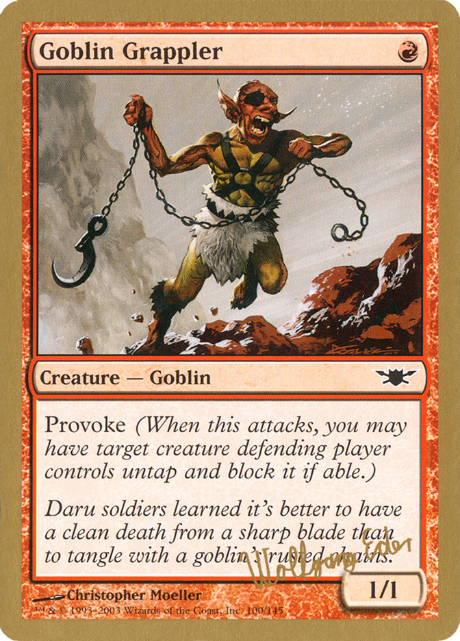 {C} Goblin Grappler (Wolfgang Eder) [World Championship Decks 2003][GB WC03 WE100]