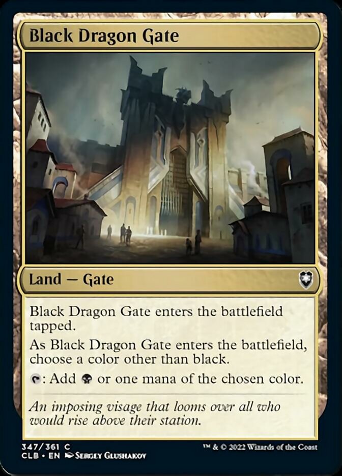 {C} Black Dragon Gate [Commander Legends: Battle for Baldur's Gate][CLB 347]