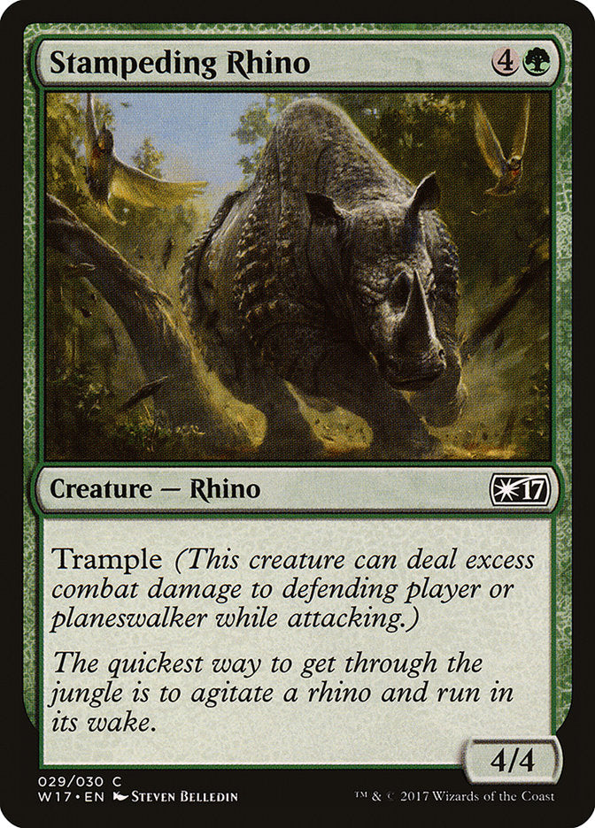 {C} Stampeding Rhino [Welcome Deck 2017][W17 029]