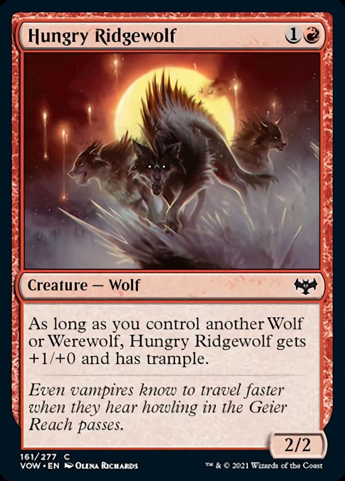 {@C} Hungry Ridgewolf [Innistrad: Crimson Vow][VOW 161]