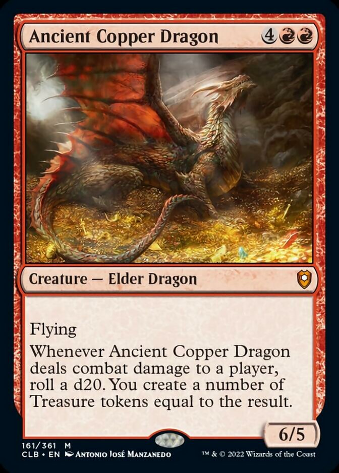{R} Ancient Copper Dragon [Commander Legends: Battle for Baldur's Gate][CLB 161]