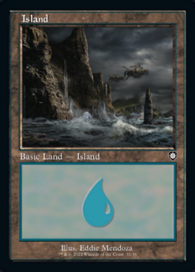 {B}[BRC 031] Island (031) (Retro) [The Brothers' War Commander]