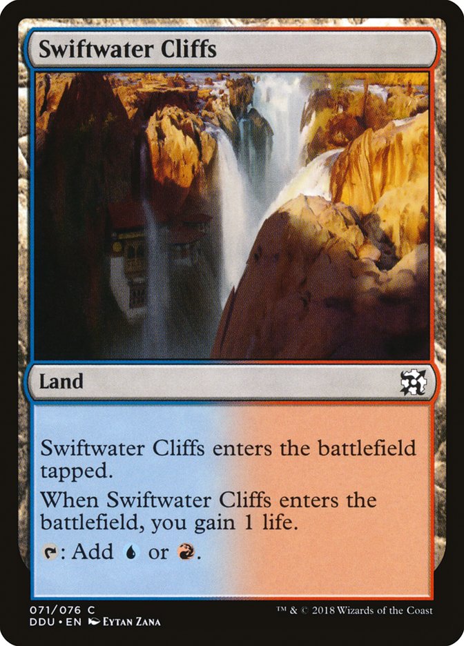 {C} Swiftwater Cliffs [Duel Decks: Elves vs. Inventors][DDU 071]