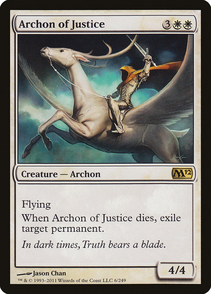 {R} Archon of Justice [Magic 2012][M12 006]