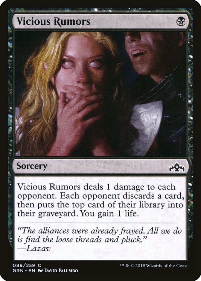{C} Vicious Rumors [Guilds of Ravnica][GRN 089]
