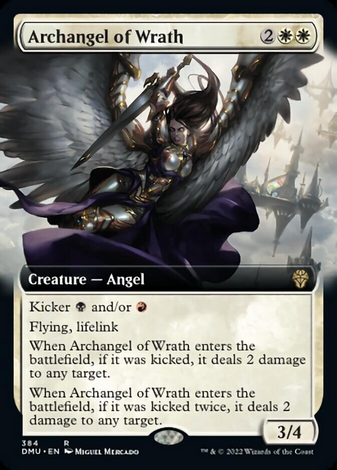 {@R} Archangel of Wrath (Extended Art) [Dominaria United][DMU 384]