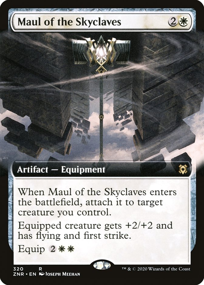 {R} Maul of the Skyclaves (Extended Art) [Zendikar Rising][ZNR 320]