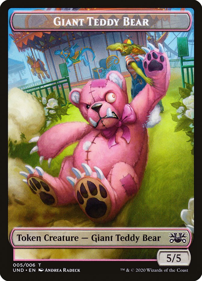 {T} Giant Teddy Bear // Acorn Stash Double-sided Token [Unsanctioned Tokens][TUND 005]