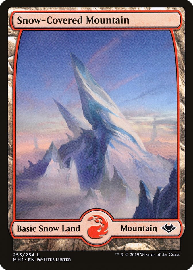 {B}[MH1 253] Snow-Covered Mountain [Modern Horizons]