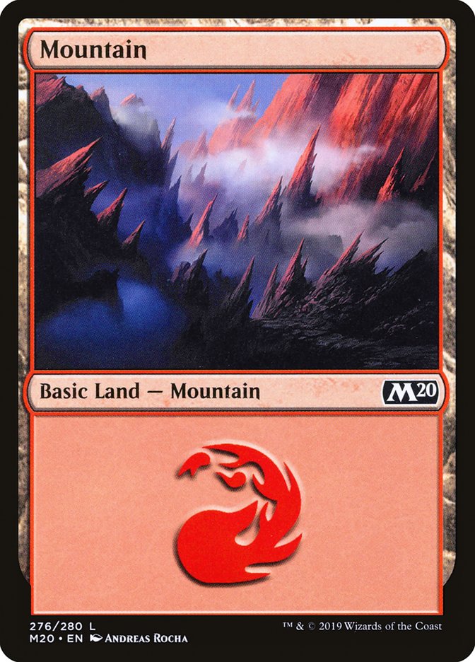 {B}[M20 276] Mountain (276) [Core Set 2020]