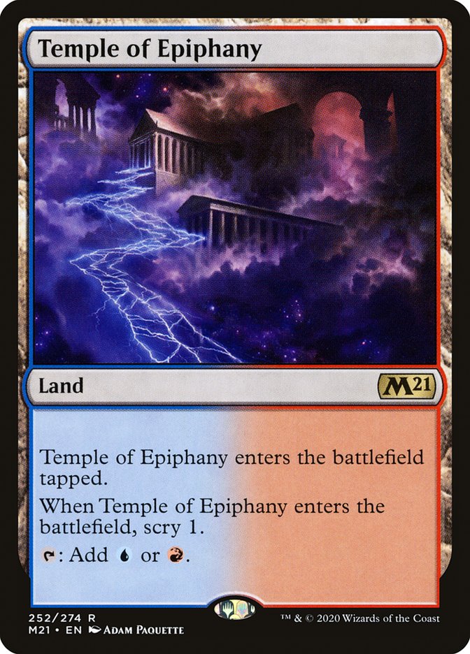 {R} Temple of Epiphany [Core Set 2021][M21 252]