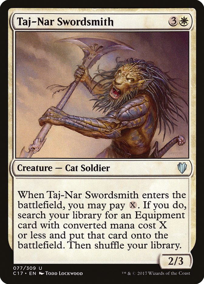 {C} Taj-Nar Swordsmith [Commander 2017][C17 077]