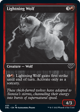 {@C} Lightning Wolf [Innistrad: Double Feature][DBL 435]