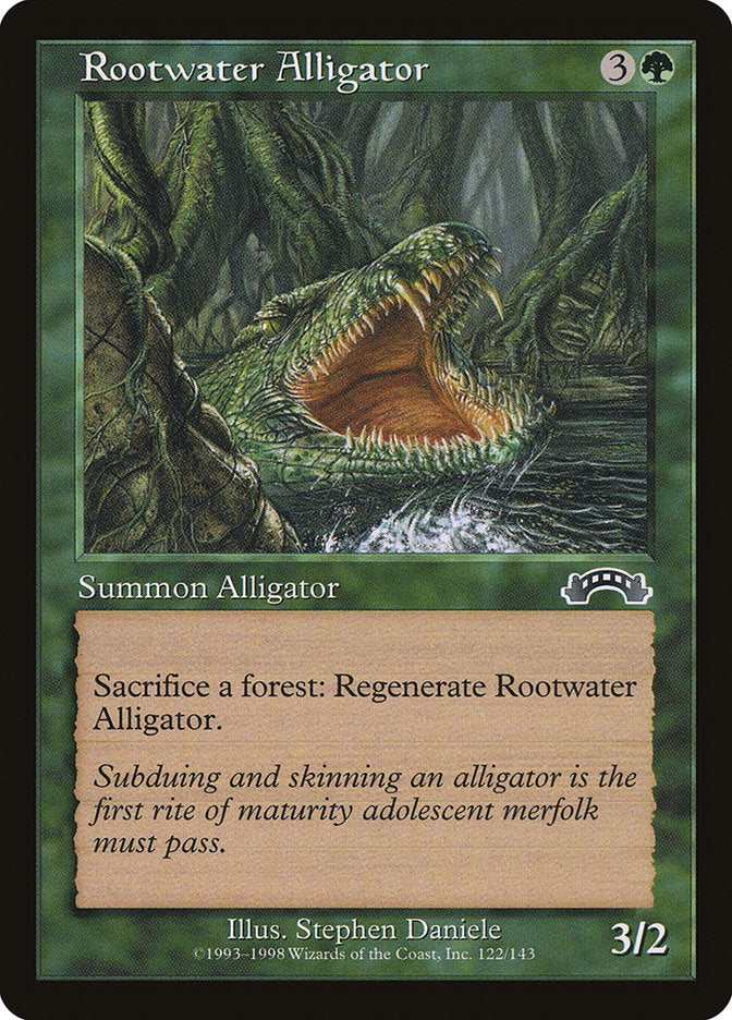 {C} Rootwater Alligator [Exodus][EXO 122]