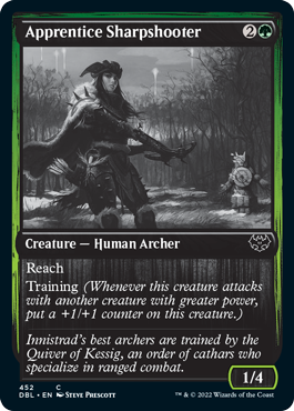 {@C} Apprentice Sharpshooter [Innistrad: Double Feature][DBL 452]