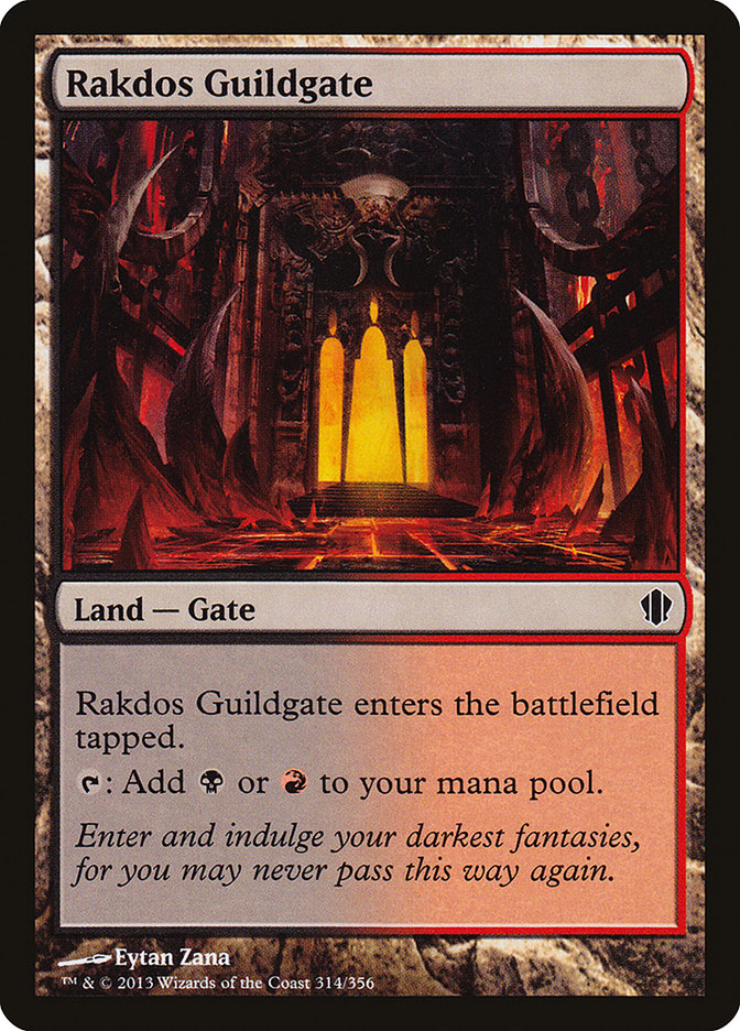 {C} Rakdos Guildgate [Commander 2013][C13 314]