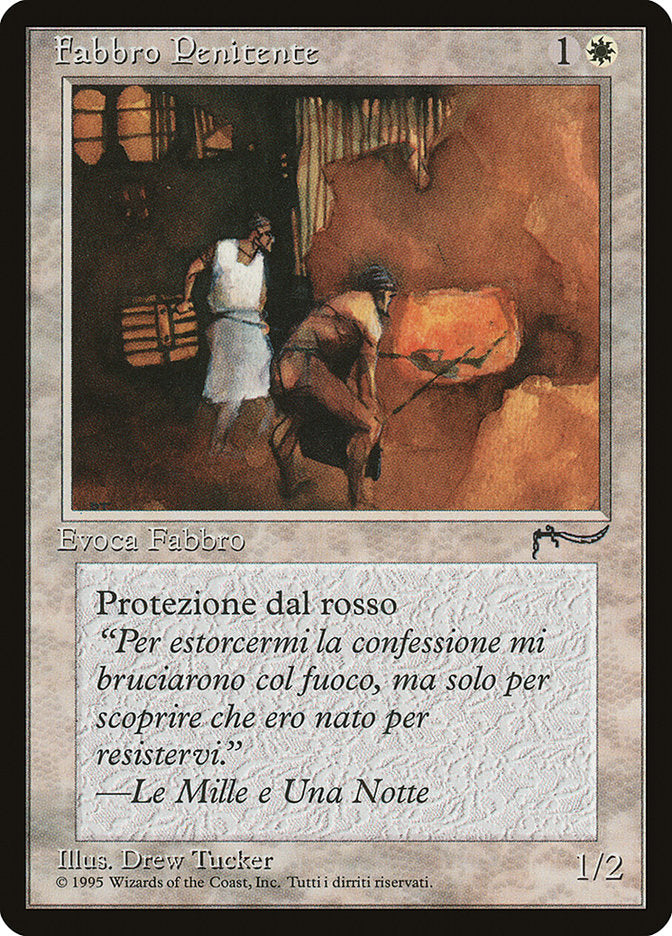 {C} Repentant Blacksmith (Italian) - "Fabbro Penitente" [Rinascimento][RIN 010]