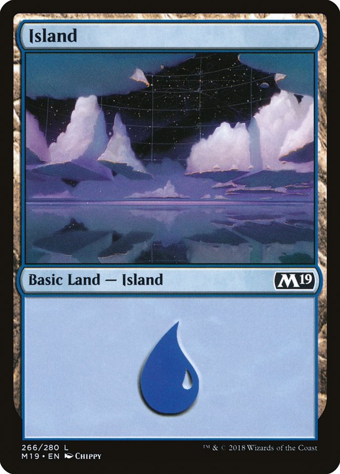 {B}[M19 266] Island (266) [Core Set 2019]