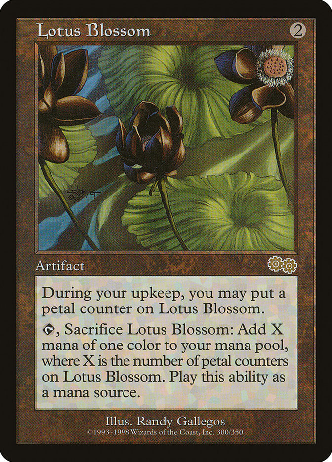 {R} Lotus Blossom [Urza's Saga][USG 300]