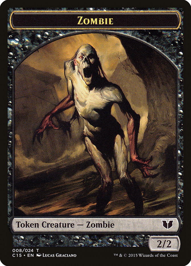 {T} Germ // Zombie Double-Sided Token [Commander 2015 Tokens][TC15 007]