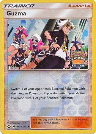 [PKM] Guzma (115a/147) (Regional Championship Promo Staff) [Sun & Moon: Burning Shadows]