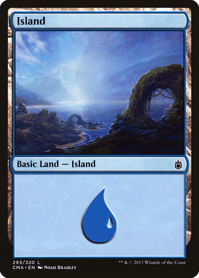 {B}[CMA 293] Island (293) [Commander Anthology]