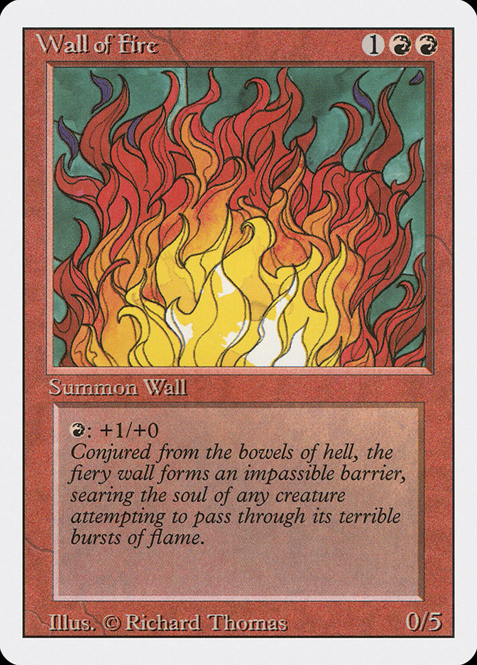 {C} Wall of Fire [Revised Edition][3ED 183]