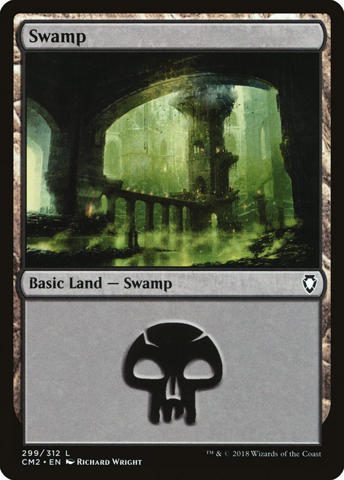 {B}[CM2 299] Swamp (299) [Commander Anthology Volume II]