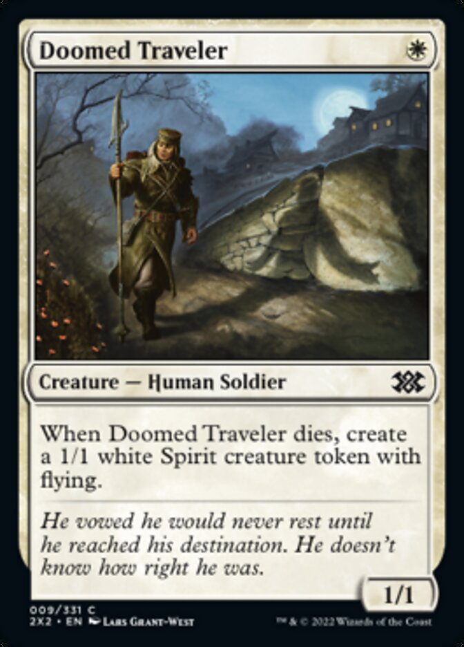 {C} Doomed Traveler [Double Masters 2022][2X2 009]