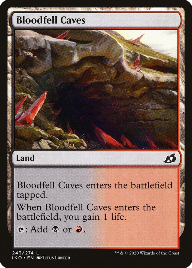 {C} Bloodfell Caves [Ikoria: Lair of Behemoths][IKO 243]