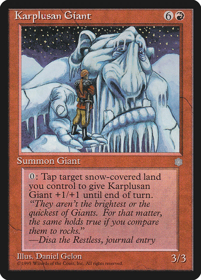 {C} Karplusan Giant [Ice Age][ICE 196]