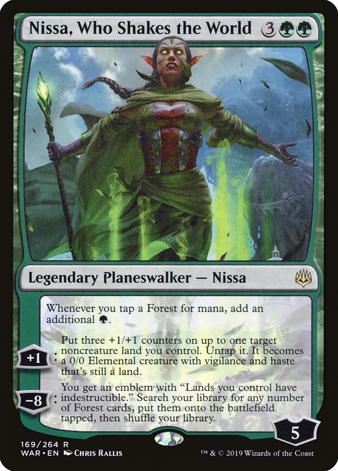 {R} Nissa, Who Shakes the World [War of the Spark][WAR 169]